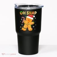 Oh Snap Gingerbread Man Christmas Cookie Costume Baking Team Tumbler thumb 0