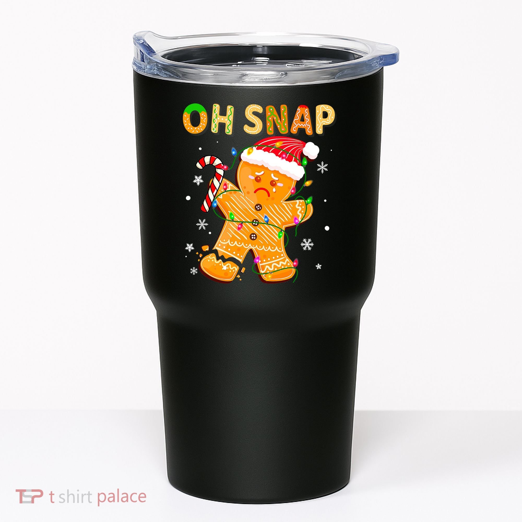 Oh Snap Gingerbread Man Christmas Cookie Costume Baking Team Tumbler