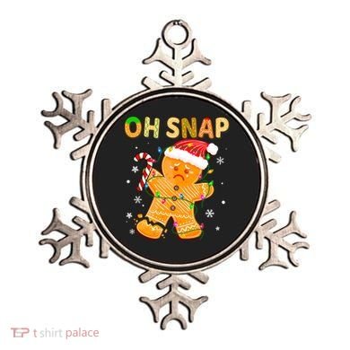 Oh Snap Gingerbread Man Christmas Cookie Costume Baking Team Ornament