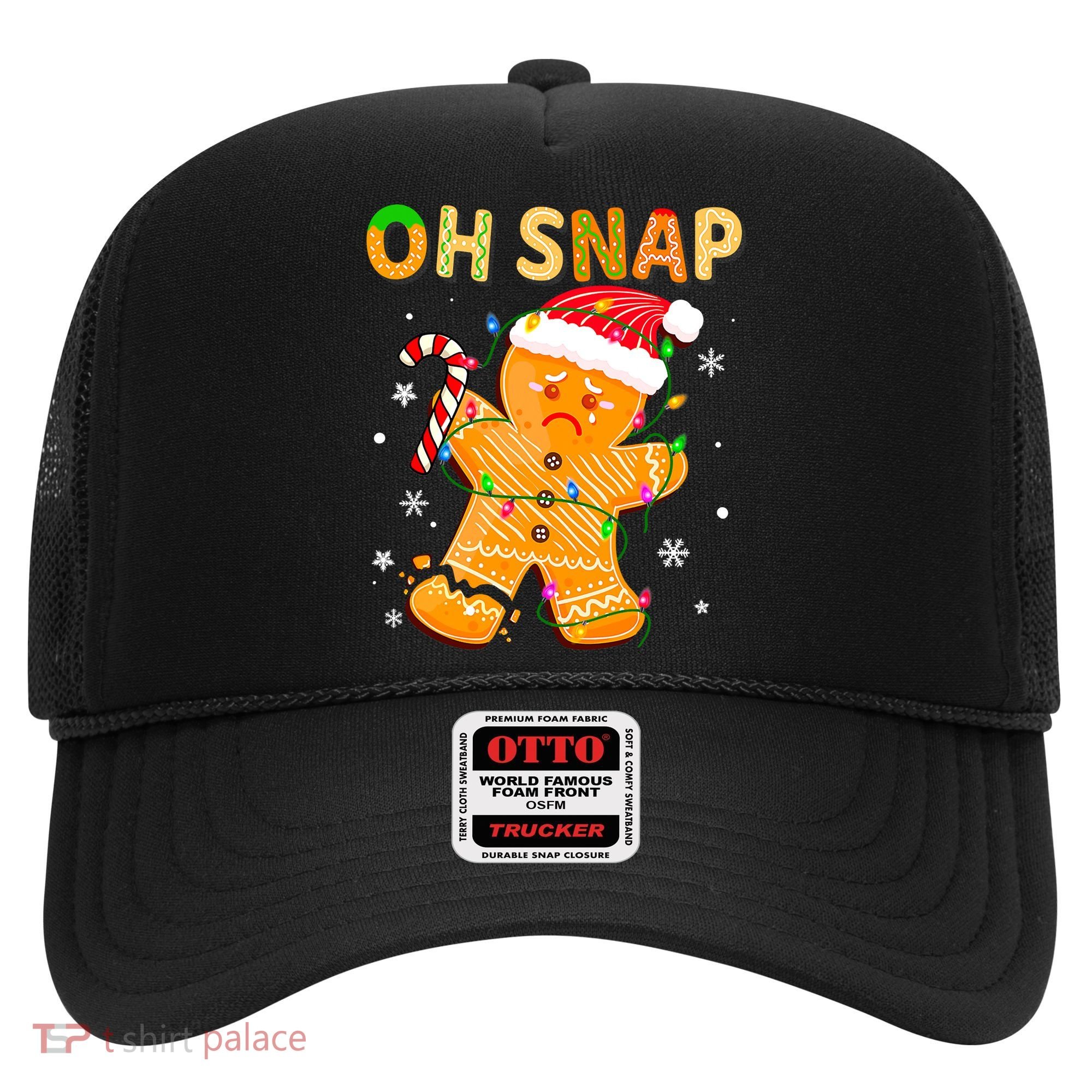 Oh Snap Gingerbread Man Christmas Cookie Costume Baking Team Hat