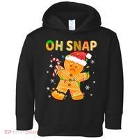 Oh Snap Gingerbread Man Christmas Cookie Costume Baking Team Toddler Hoodie thumb 0