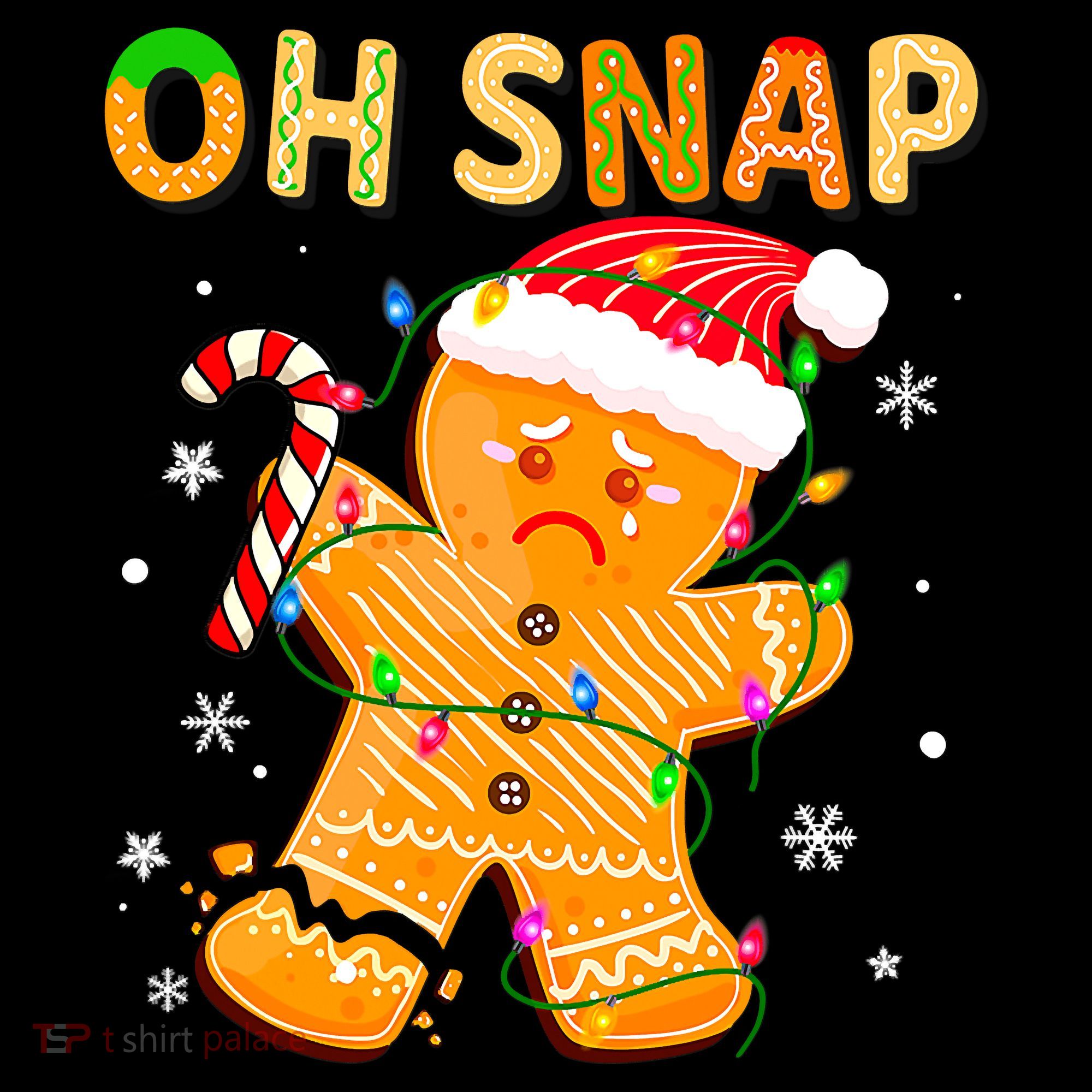 Oh Snap Gingerbread Man Christmas Cookie Costume Baking Team Toddler T-Shirt