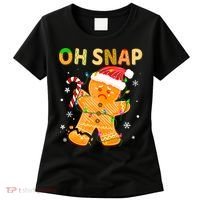 Oh Snap Gingerbread Man Christmas Cookie Costume Baking Team Women's T-Shirt thumb 0