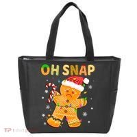 Oh Snap Gingerbread Man Christmas Cookie Costume Baking Team Tote Bag thumb 0