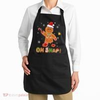 Oh Snap Gingerbread Christmas holiday  Apron thumb 2
