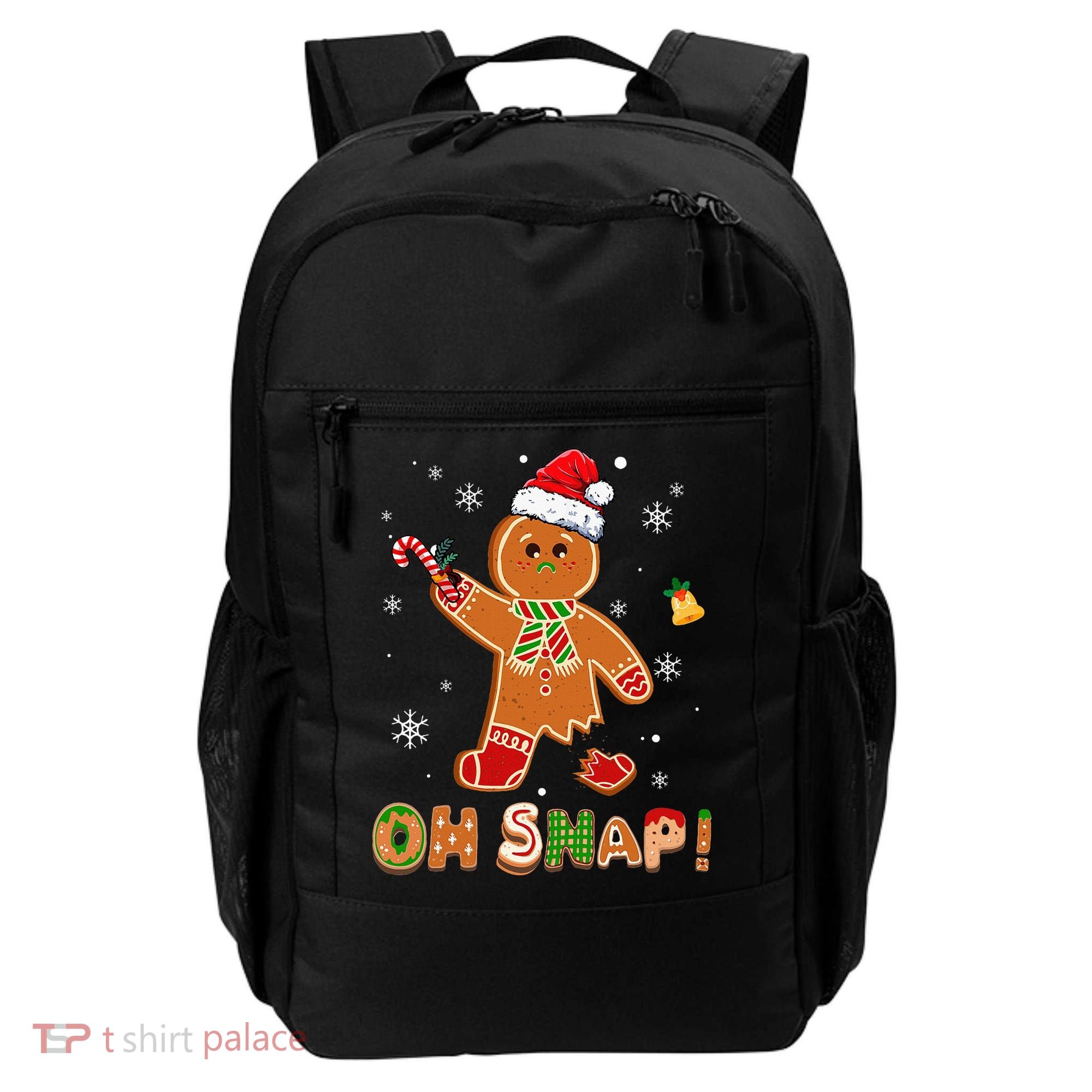 Oh Snap Gingerbread Christmas holiday  Backpack