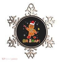 Oh Snap Gingerbread Christmas holiday  Ornament thumb 0