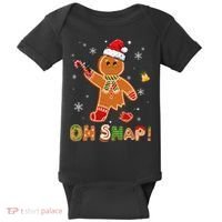 Oh Snap Gingerbread Christmas holiday  Baby Bodysuit thumb 0