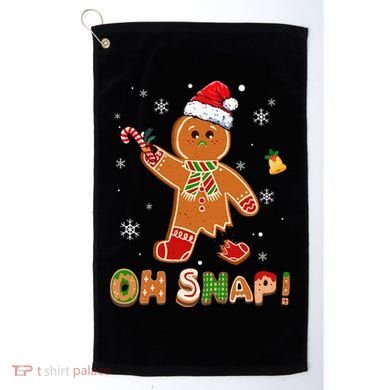Oh Snap Gingerbread Christmas holiday  Golf Towel