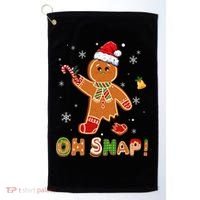 Oh Snap Gingerbread Christmas holiday  Golf Towel thumb 0