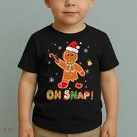 Oh Snap Gingerbread Christmas holiday  Toddler T-Shirt thumb 2