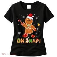 Oh Snap Gingerbread Christmas holiday  Women's T-Shirt thumb 0