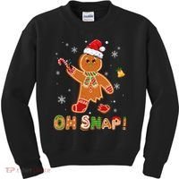 Oh Snap Gingerbread Christmas holiday  Kids Sweatshirt thumb 0