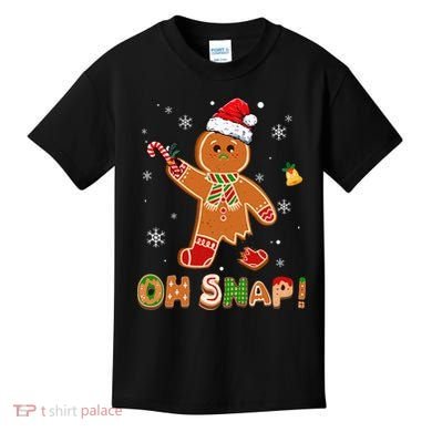 Oh Snap Gingerbread Christmas holiday  Kids T-Shirt