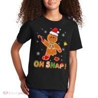Oh Snap Gingerbread Christmas holiday  Kids T-Shirt thumb 2