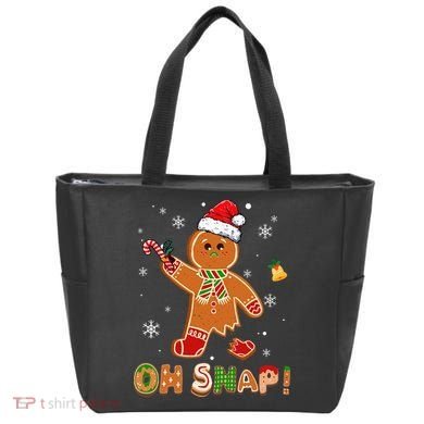 Oh Snap Gingerbread Christmas holiday  Tote Bag