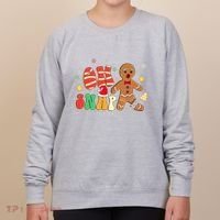 Oh Snap Gingerbread Man Funny Christmas Xmas Women's Sweatshirt thumb 0