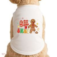 Oh Snap Gingerbread Man Funny Christmas Xmas Doggie Tank thumb 0