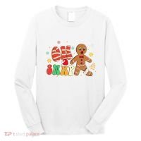 Oh Snap Gingerbread Man Funny Christmas Xmas Long Sleeve Shirt thumb 0