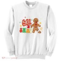 Oh Snap Gingerbread Man Funny Christmas Xmas Sweatshirt thumb 0