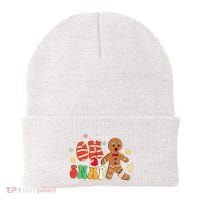 Oh Snap Gingerbread Man Funny Christmas Xmas Beanie thumb 0