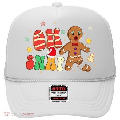 Oh Snap Gingerbread Man Funny Christmas Xmas Hat