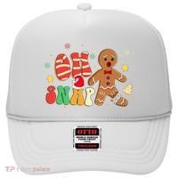 Oh Snap Gingerbread Man Funny Christmas Xmas Hat thumb 0