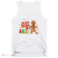 Oh Snap Gingerbread Man Funny Christmas Xmas Tank Top thumb 0