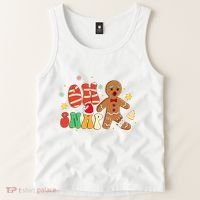 Oh Snap Gingerbread Man Funny Christmas Xmas Tank Top thumb 2