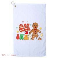Oh Snap Gingerbread Man Funny Christmas Xmas Golf Towel thumb 0