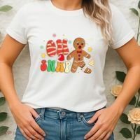 Oh Snap Gingerbread Man Funny Christmas Xmas Women's T-Shirt thumb 2