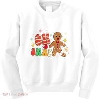 Oh Snap Gingerbread Man Funny Christmas Xmas Kids Sweatshirt thumb 0