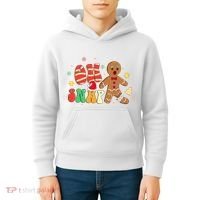 Oh Snap Gingerbread Man Funny Christmas Xmas Kids Hoodie thumb 4