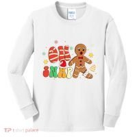 Oh Snap Gingerbread Man Funny Christmas Xmas Kids Long Sleeve Shirt thumb 0