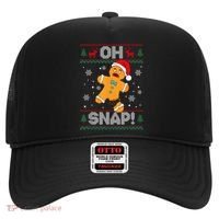 Oh Snap Gingerbread Man Cookie Christmas Funny Ugly Sweater Hat thumb 0