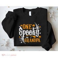 One Spooky Grandpa Funny Halloween Matching Family Sweatshirt thumb 2