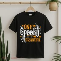 One Spooky Grandpa Funny Halloween Matching Family T-Shirt thumb 2