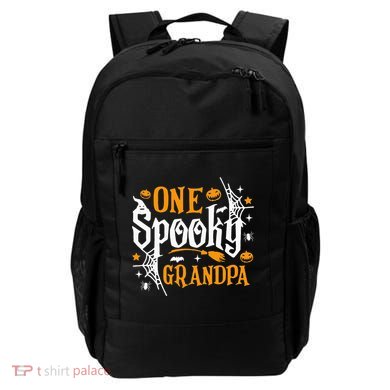 One Spooky Grandpa Funny Halloween Matching Family Backpack