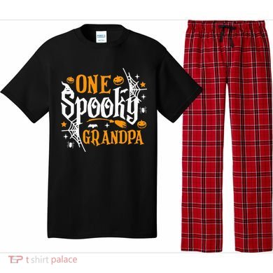 One Spooky Grandpa Funny Halloween Matching Family Pajama Set