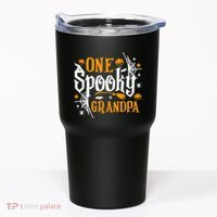 One Spooky Grandpa Funny Halloween Matching Family Tumbler thumb 0
