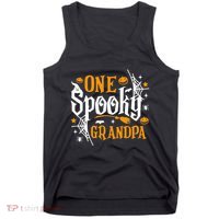 One Spooky Grandpa Funny Halloween Matching Family Tank Top thumb 0