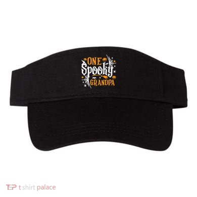 One Spooky Grandpa Funny Halloween Matching Family Visor