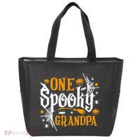 One Spooky Grandpa Funny Halloween Matching Family Tote Bag thumb 0