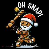 Oh Snap Gingerbreadman Christmas Softball Coffee Mug thumb 5