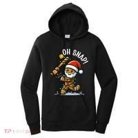 Oh Snap Gingerbreadman Christmas Softball Women's Hoodie thumb 0