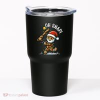 Oh Snap Gingerbreadman Christmas Softball Tumbler thumb 0
