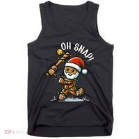 Oh Snap Gingerbreadman Christmas Softball Tank Top thumb 0