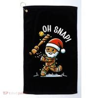 Oh Snap Gingerbreadman Christmas Softball Golf Towel thumb 0