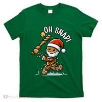 Oh Snap Gingerbreadman Christmas Softball T-Shirt thumb 0
