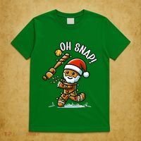 Oh Snap Gingerbreadman Christmas Softball T-Shirt thumb 5